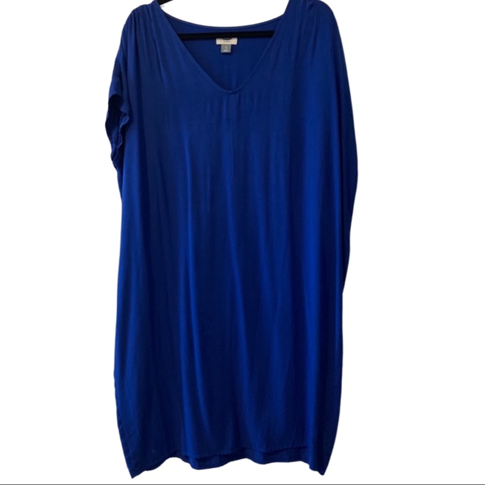 Shift Dress, shirt sleeves, v neck